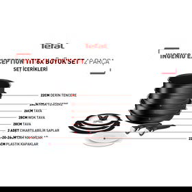 Ingenio Exception Titanyum 6X Büyük Set 12 Parça